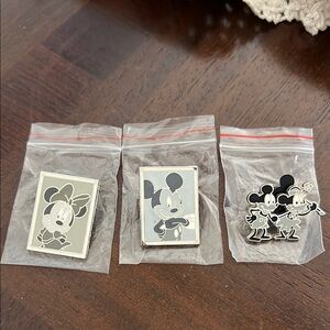 Mickey and Minnie Mouse Disney Pins